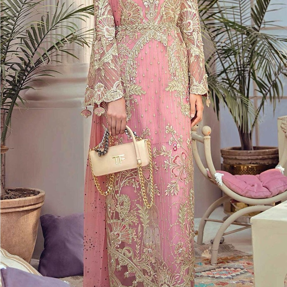 Suffuse by Sana Yasir Pink Pakistani Wedding Dress